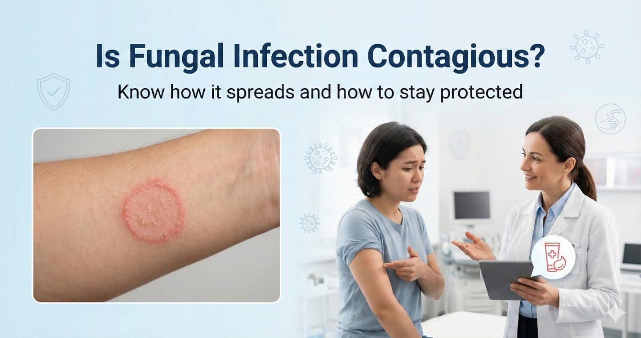 Is fungal infection contagious?